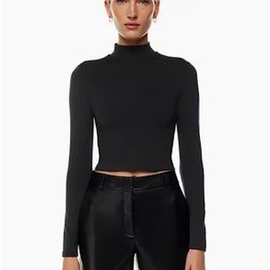 Contour Mockneck Longsleeve | Babaton, Aritzia